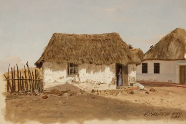 Kolumbien, Barranquilla, zwei Häuser